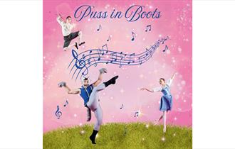 Puss in Boots graphic, ballet dancers