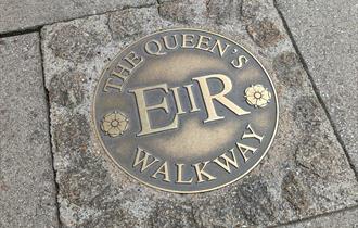 The Queen's Walkway marker, image Windsor & Eton PhotoArt