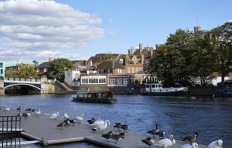 Sir Christopher Wren Hotel view from Eton side of River Thames