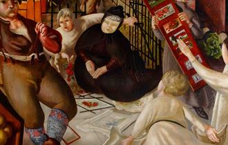 Sarah Tubb and the Heavenly Visitors, 1933 © Estate Stanley Spencer /Bridgeman Images.