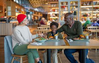 The Savill Garden Kitchen family eating