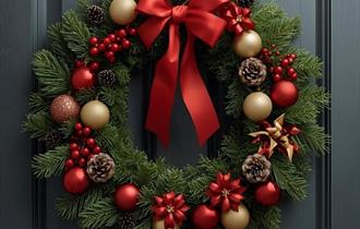 Christmas Wreath Making Workshop at Cumberland Lodge