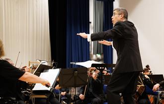 Conductor with Windsor & Maidenhead Symphony Orchestra