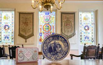 Windsor Guildhall - Ascot Room - Commemorative Plate for King Charles and Camilla Wedding