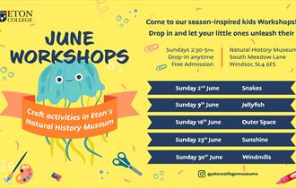 June Workshops poster