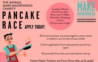 Make Maidenhead Charity Pancake Race
