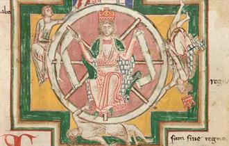 Colour page of a manuscript © St George's Chapel