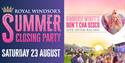 Summer Closing Party Ft Kimberley Wyatt - Windsor Racecourse