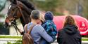 Ascot Racecourse; family at the parade ring