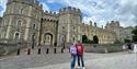Walking Tours in Windsor | tour participants outside Henry VIII Gate, Windsor Castle