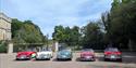 Austin Healey car display