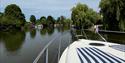 Riverside Cruises - looking out from the bow on the Thames
