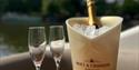 Riverside Cruises - close up of champagne bucket and glasses