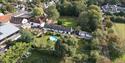 Sheephouse Manor Cottages aerial view