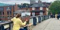 Person painting by the River Thames Eton En Plein Air