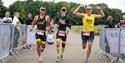 FixAddiction Triathlon -  Runners celebrating