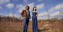 Hannah Sanders & Ben Savage 2025 - posing in nature