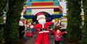 LEGOLAND at Christmas | LEGO Santa and a child