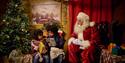 LEGOLAND at Christmas | children with LEGO Santa