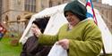 History Weekends - Medieval Mayhem - ladies crafting