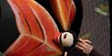 Puffling Percy - puffin puppet on stage