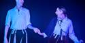 Shake It Up - man and woman holding hands in period dress