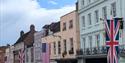 Stars and Stripes, and Union Jacks lining the High Street