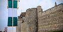 Nigerian flag in front of Windsor Castle, image VisitWindsor