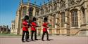 Windsor Castle guard outside St George's Chapel. Royal Collection Trust / © His Majesty King Charles III 2024