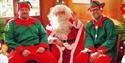 Windsor & Maidenhead Boat Company staff dressed as santa and elves