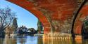 Brunel's Sounding Arch over the River Thames in Maidenhead, image Nicola Bell @VisitWindsor