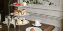 The Castle Hotel Windsor | afternoon tea with cakes and prosecco