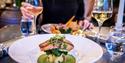 The Castle Hotel Windsor | dinner in Leaf