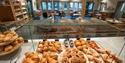 Display of buns and pastries | Windsor Farm Shop Café