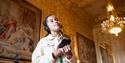 Young person listening to Windsor Castle audio guide in State Apartments © Royal Collection Enterprises Limited 2026 | Royal Collection Trust. Photogr