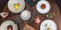 Dessert platter at The Bailiwick