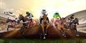 Berkshire Winter Million - Horses Jumping a fence at Windsor and Ascot Racecourses