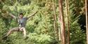 Go Ape Bracknell | person on zip wire