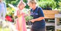 The Savill Garden staff member and girl