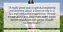 Go Quest Adventures Windsor customer quote