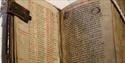 Medieval script in a book © St George's Chapel