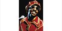 Stevie Wonder in red