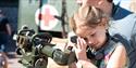 People taking part in History Weekend at Windsor Castle