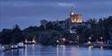 View of Windsor Castle across the River Thames