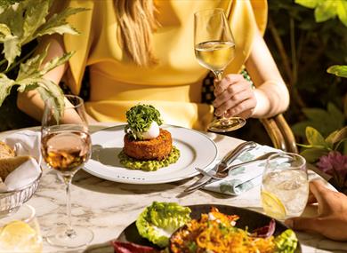Eating and drinking at The Ivy Windsor Brasserie
