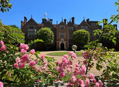 Exterior of Great Fosters in summertime