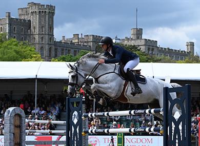 Show jumping at Royal Windsor Horse Show