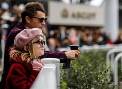 Racegoers at Ascot