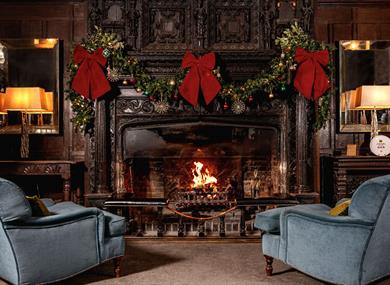Great Fosters fireside