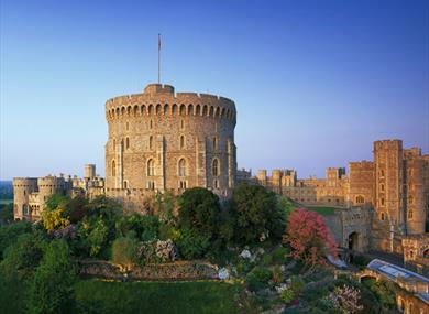 Windsor Castle's Round Tower, photographer Peter Packer © Royal Collection Enterprises Limited 2026 | Royal Collection Trust.